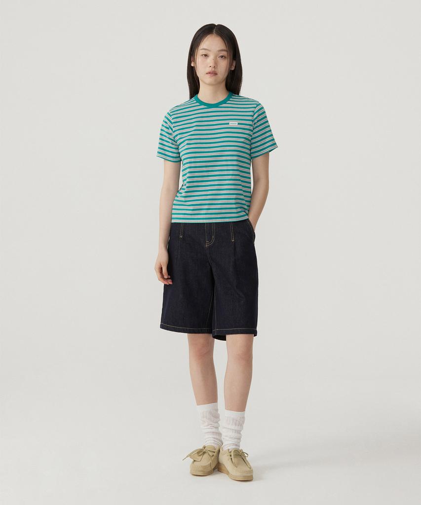 COVERNAT WOMAN Striped T-Shirt Green
