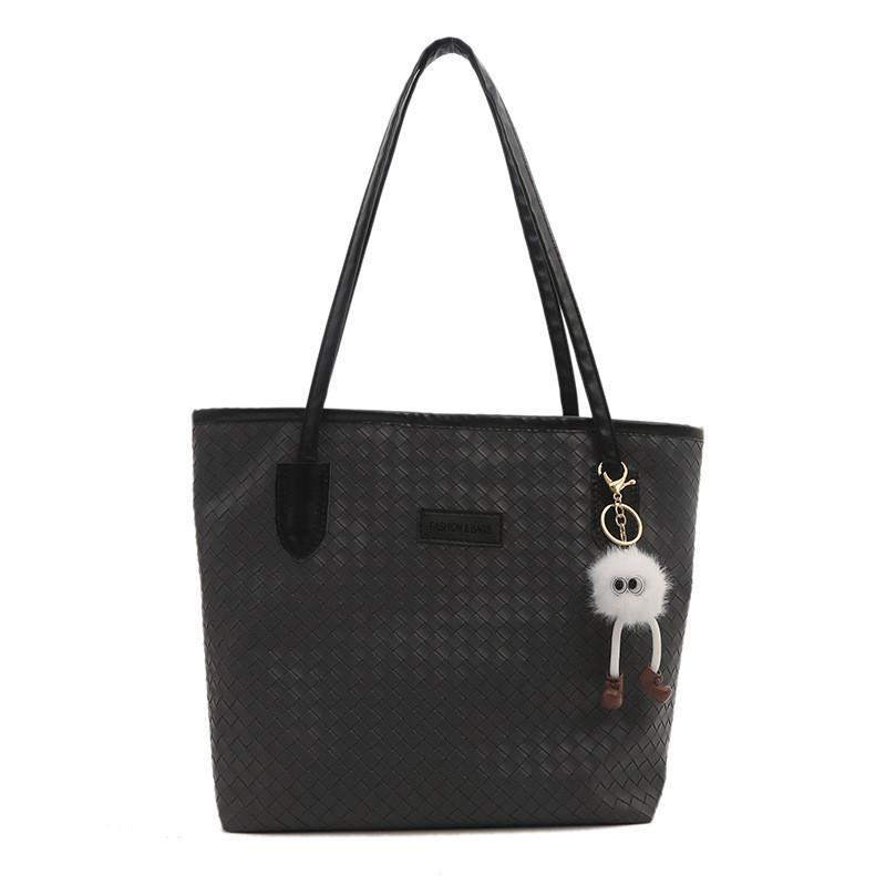Fashionable Street Trendy Pu Leather Mid-sized Tote Bag For Women 2024