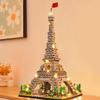 New York and Paris Landmark Building Blocks: Eiffel Tower & Titanic