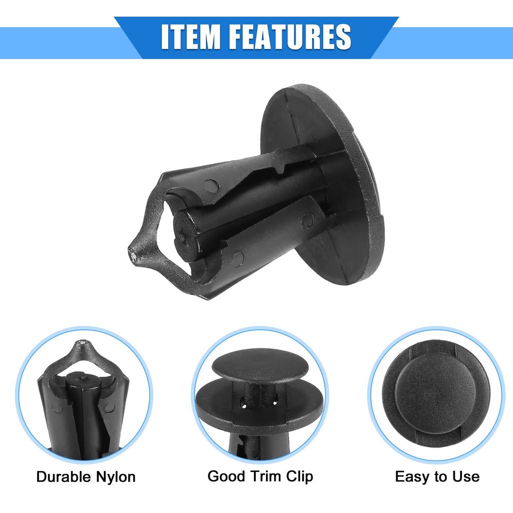 VekAuto Push Pin Rivet Fastener Retainer Clip for Buick Rainier 2005-2007 Cadilla c Compatible