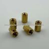 Eco-Friendly Hexagonal Brass Double-Through Standoff Nut (M3, M4, M5 Series)