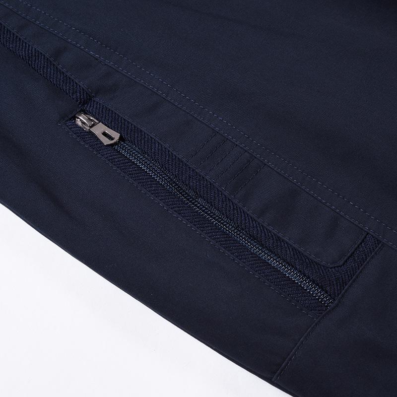 Leadino Nautica Men's Baseball Collar Jacket: Comfortable, Versatile, Plus Size Casual Outerwear for Spring and Autumn