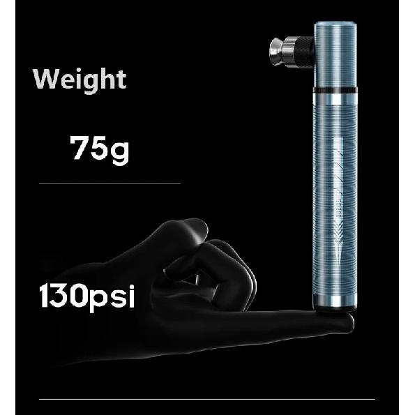 Mini Bicycle Pump Aluminum Alloy Cportable Hand Air Pump Ball Tire Pump Outdoor Bike Accessories Electric Cycling Scooter Road