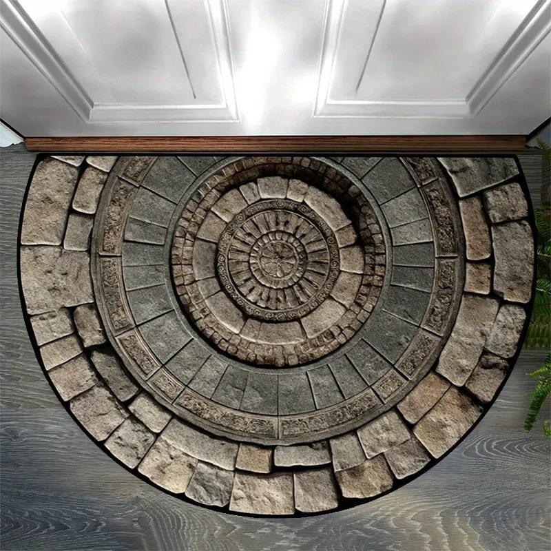 Amerikaanse Stijl Cartoon Patroon Entreehal Entree Tapijt Slaapkamer Waterabsorberend en Vuilafstotend Badkamertapijt Woondecoratie 40X60CM (1.3X2FT