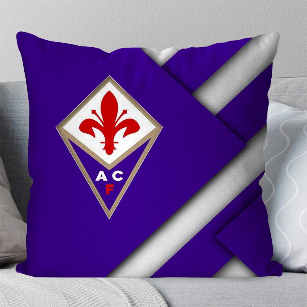 Acf Fashion F-Fiorentina Pillow Case Square Pillow Bedroom Sofa Leisure Comfort Cushion Car Living Room Home Decoration 40X40