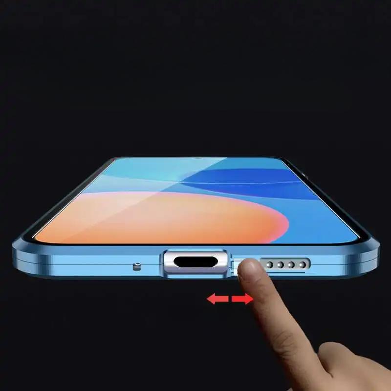 360°-Vollschutzhülle für Realme GT 7 Pro-Hülle, doppelseitige magnetische Glas-Schutzhülle für den Kameraschutz von Realme GT7 Pro