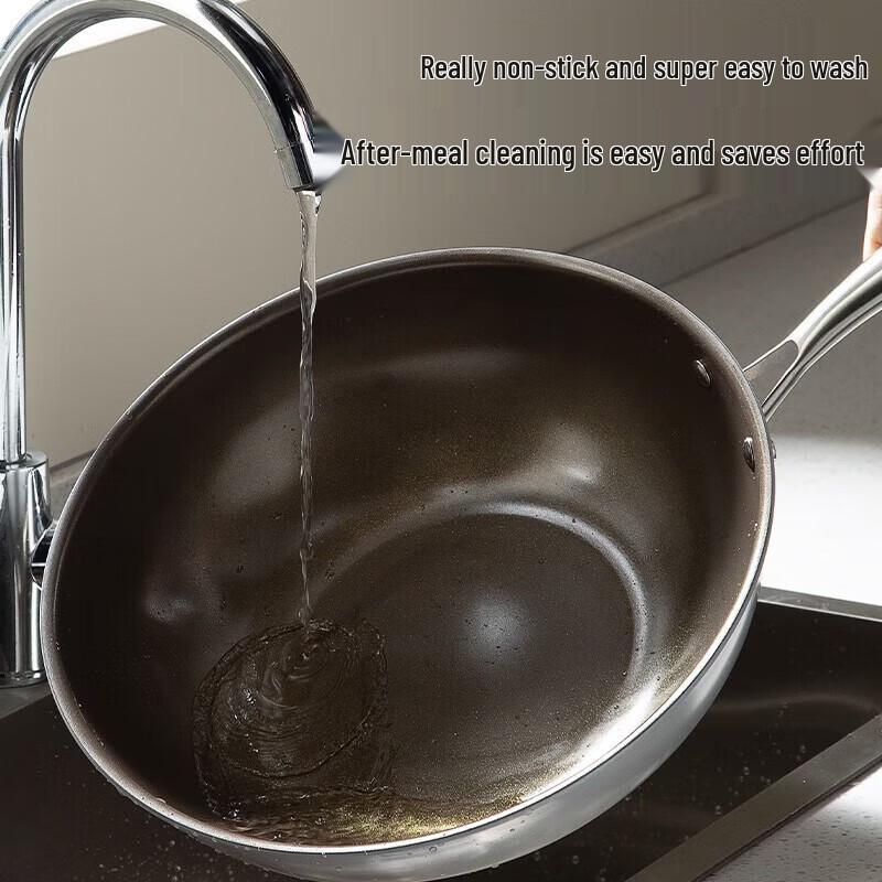 COOKER KING Titan-Keramik Antihaft Flachboden Wok