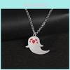 Genshin Impact Hu Tao Anime Pendant Necklace With Alloy Geometric Charm For Cosplay And Casual Wear