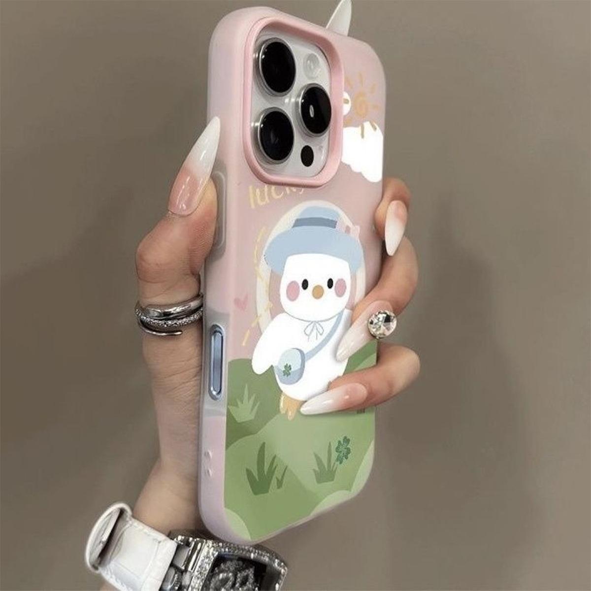 

Magnetic Jelly 2-in-1 for Apple Phone Case, Soft Rubber Premium for Apple Phone Protective Case, Strong Magnetic Wireless Charging Case For iPhone 11