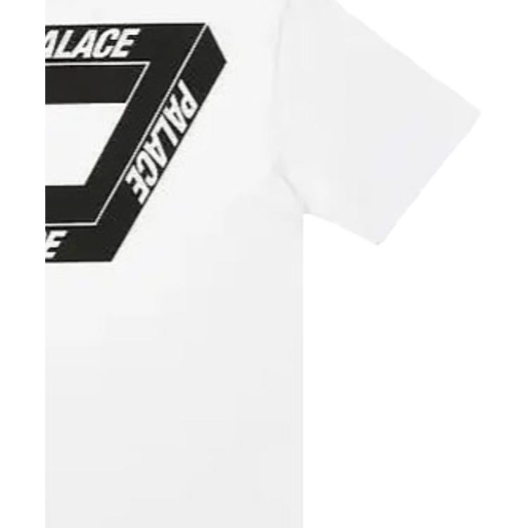 Palace Dodgy But Lush T-Shirt With Parallelogram Logo Print Unisex Tops White P20TS169