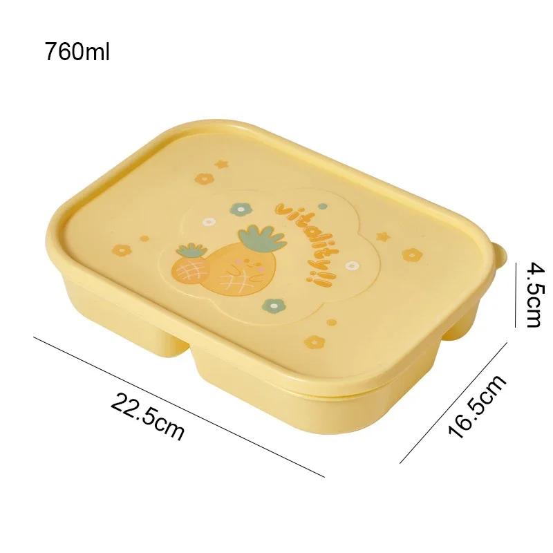 Kawaii Cute Bento Lunch Box for Kids Girls Children School Portable Mini Snack Sandwich Food Container Boxes