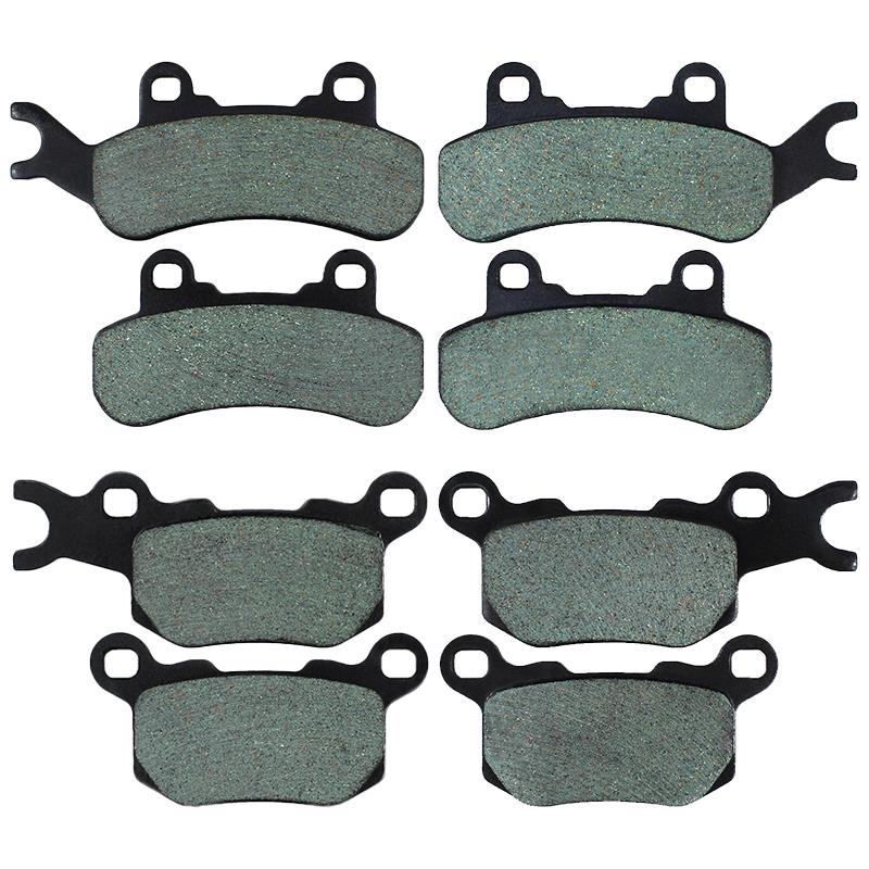 Cyleto Motorcycle Front Rear Brake Pads for CAN AM Defender XT Cab 799 976 DPS 2016 HD8 799 976 17-21 Traxter HD8 HD10 2017-