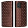 For Motorola Moto G55 5G Wallet Case Rhombus Imprinted Leather Phone Cover
