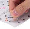 XP Design Piano Keyboard Sheet Musical Keys Stickers, Music, Notes, 88/61/49/37 (Black)