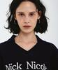 Nigaennikol Nicole Color Block Collar Knit_Navy
