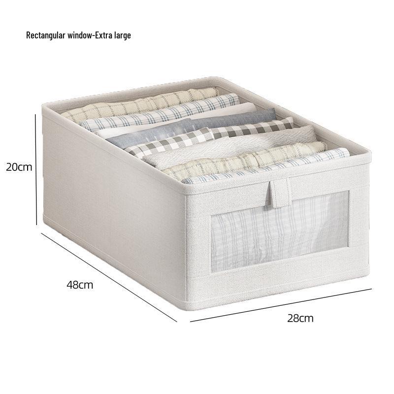 Large Capacity Layered Clothing Organizer for Wardrobes