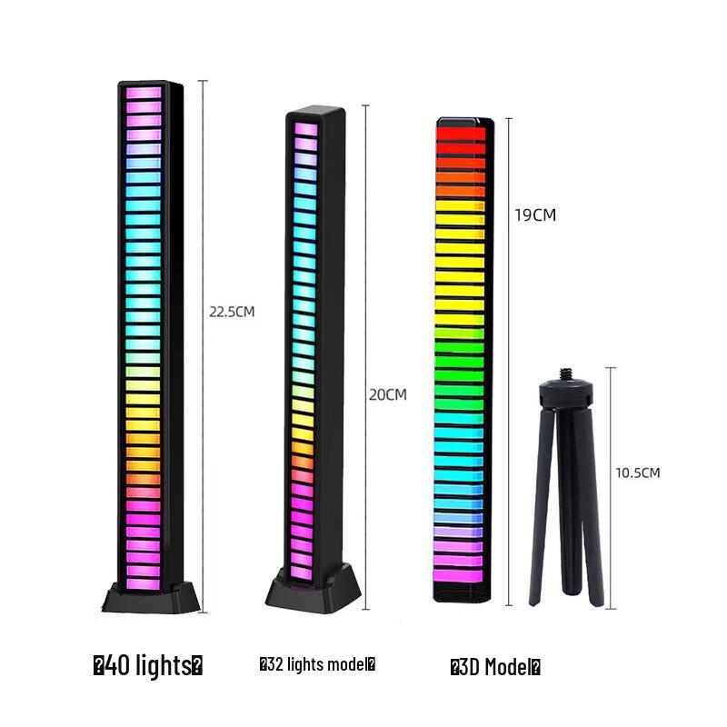 RGB Sound-Activated LED Car Atmosphere Light