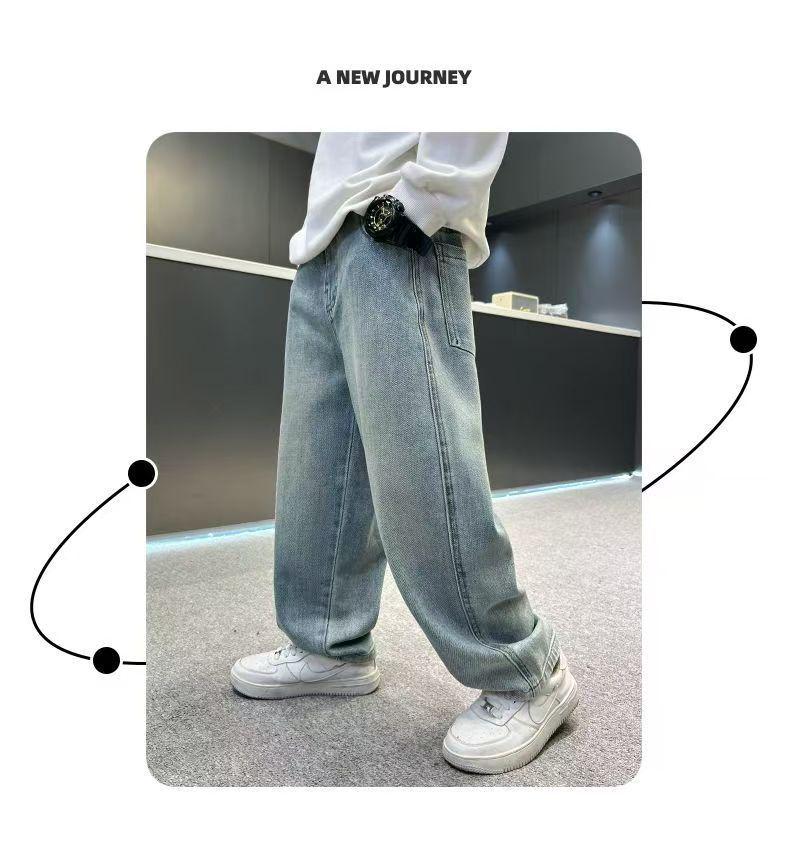 Barnbyxor i denim för pojkar - Vår och Höst - Snygga och Bekväma