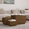Vidaxl Chests with Lids, 3 Pcs, Honey Brown, Solid Pine Wood