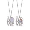 Sublimation Blank Photo Pendant Necklace Heat Transfer Bezels Pendant Jewelry