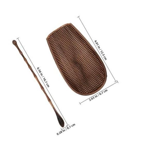 STOBAZA Matcha Messbecher Legierung Großer Löffel Set Leicht zu Reinigendes Design Langlebig Geeignet für Besondere Anlässe wie Teezeremonie Geburtstage Kaffee Farbe