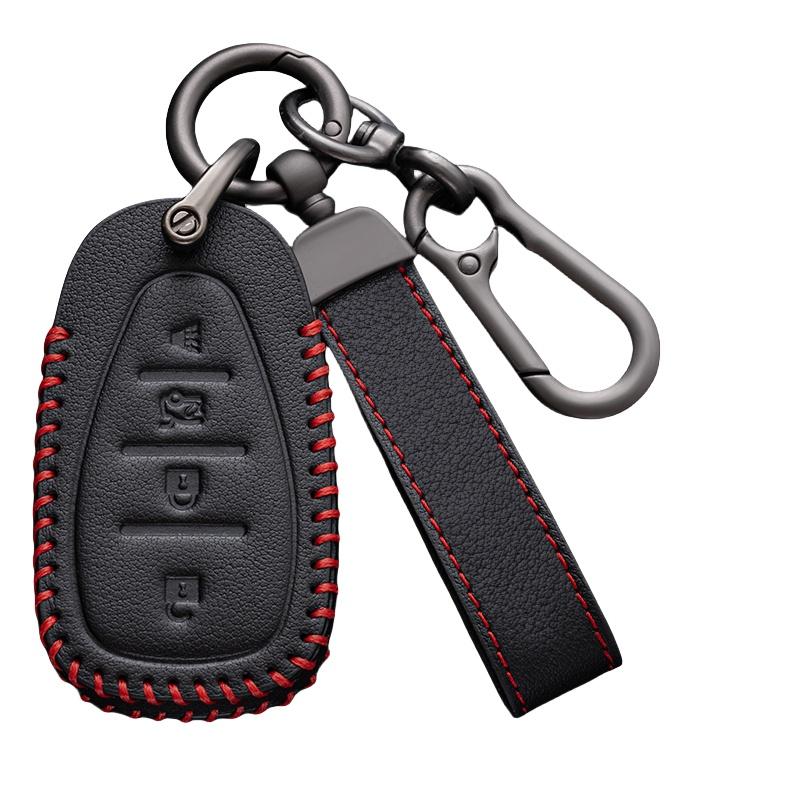 For Chevrolet Malibu Blazer Traverse Seeker Onix Equino Volt Bolt Trax Orlando Cruze Spark Sonic Camaro Leather Car Key Case Cover