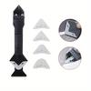 5 In 1 Window Sink Renovation Tool Kit - Caulk Remover Grout Removal & Glue Angle Scraper