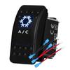 12v/24v Blue Led Light 5 Pin On Off SPST Rocker Switch 7 Pin On Off On ARB Carling Style Car Boat Waterproof Pump Push Switch