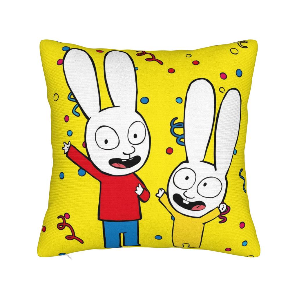 Simon Super Rabbit Pillow Covers Accessories Printing Cushion Cover Gift Pillow Case Cover Home Multi-Size