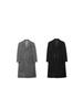 2025 Autumn Men's Plus Size Loose Wool Trench Coat with British Metal Detailing - Trendy Hong Kong Style 