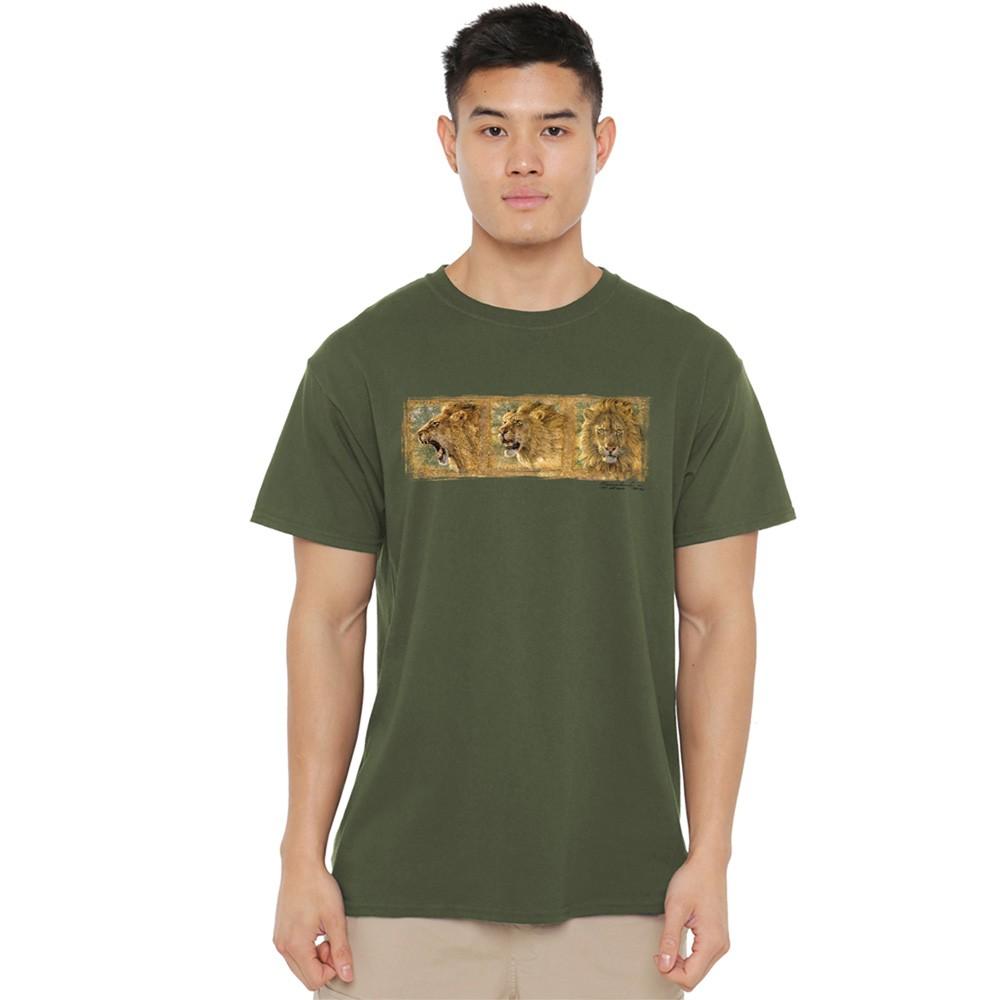 Wildlife Mood Swing T-Shirt S-3XL Military Green S
