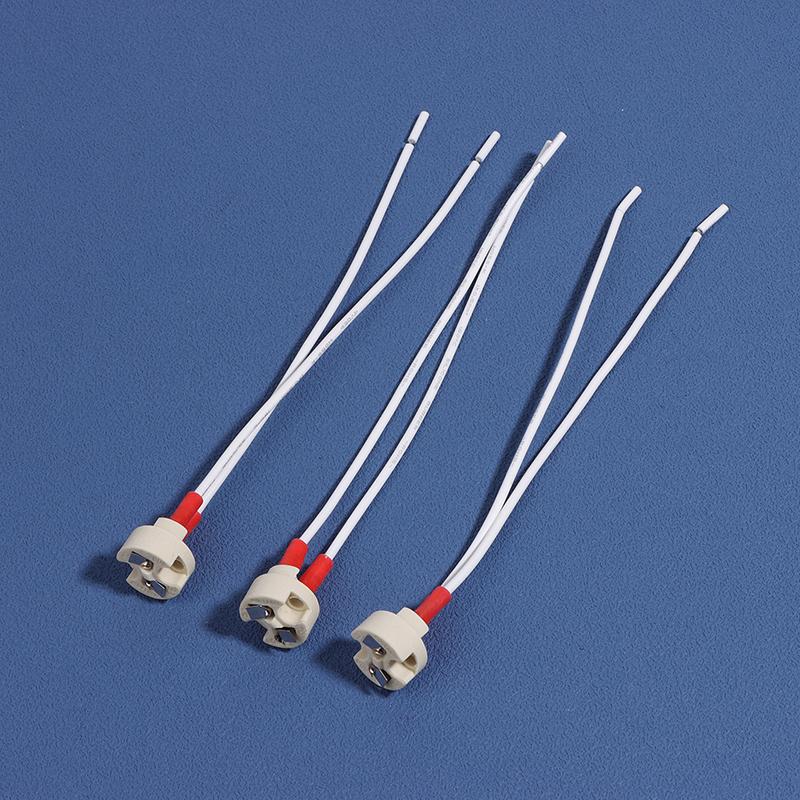 5 ks Držák lampy Gu5.3 Mr16 G5.3 Zesílená Evropa Základna lampy Kulatá patice 15cm Keramický držák lampy Pro LED žárovku