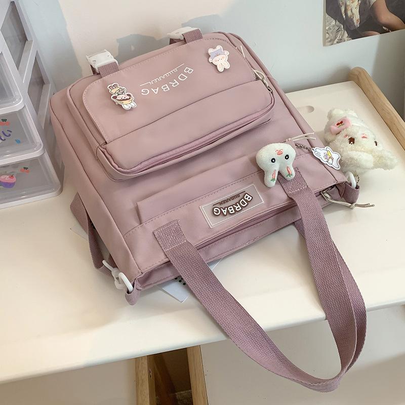 Children's Schoolbag Elementary School Students Girls Junior High School Students High School Two-piece Set Backpack