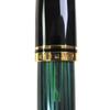 Excellent PERIKAN fountain pen Sovereign Black green 14K mens M600 Used