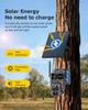 4G Solar Camouflage Surveillance Camera with 20X Zoom, HD, Day/Night Full Color, Low Power.