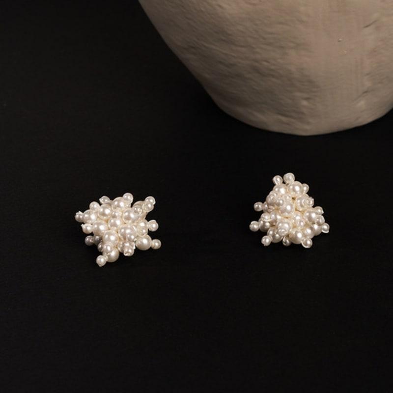 Hei pearl firework earring