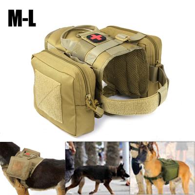military dog backpack