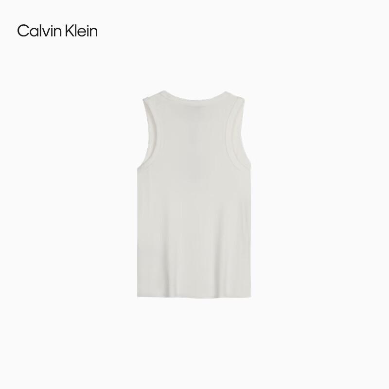 Calvin Klein Jeans Women's CK Logo Ribbed Tank Top
