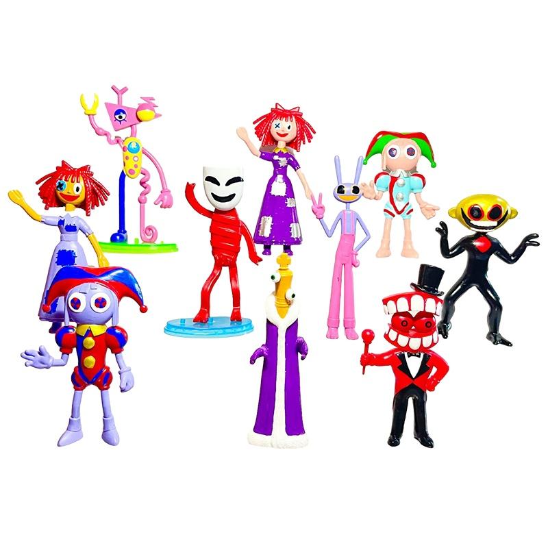 Prodotto Popolare Transfrontaliero Burattino a Mano Circo Digitale Giocattolo Per Decorazione Festa di Compleanno Bambole per Bambini Piccoli Regali