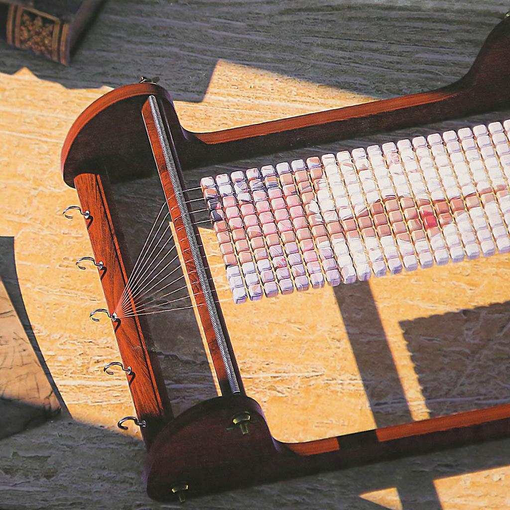 Macchina per tessitura di perline retrò Telaio in legno vintage per perline Set classico per la creazione di gioielli fai-da-te per artisti e principianti