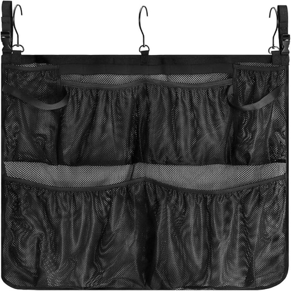 

Многофункциональная сумка для хранения игрушек, несколько карманов, очень большая, органайзер для хранения у бассейна, складной крючок для бассейна чёрный