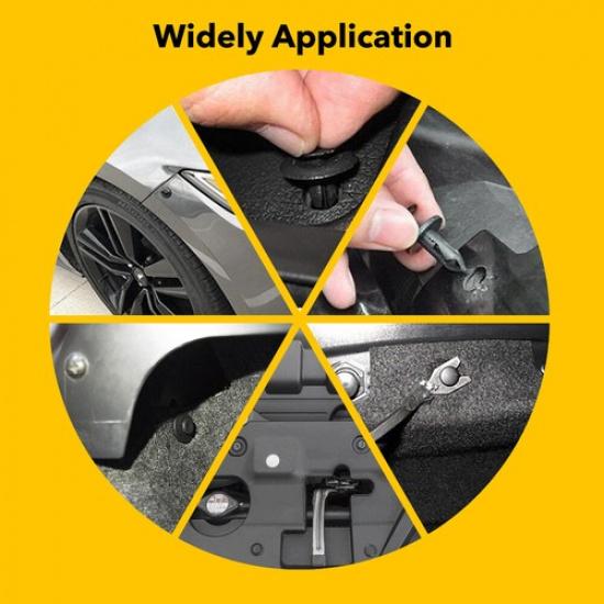 Car Body Plastic Push Pin Fasteners Panel Trim Moulding Auto Clips 625Pcs