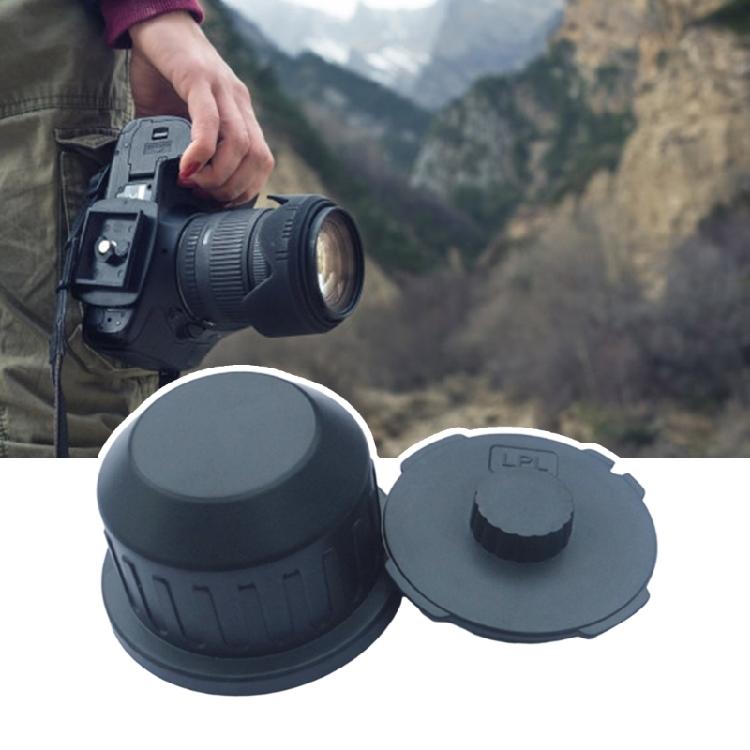 LPL Mount Secure Locking Lens Caps for Digital Cameras Scratch Resistant Rear/Body Lens Caps Covers