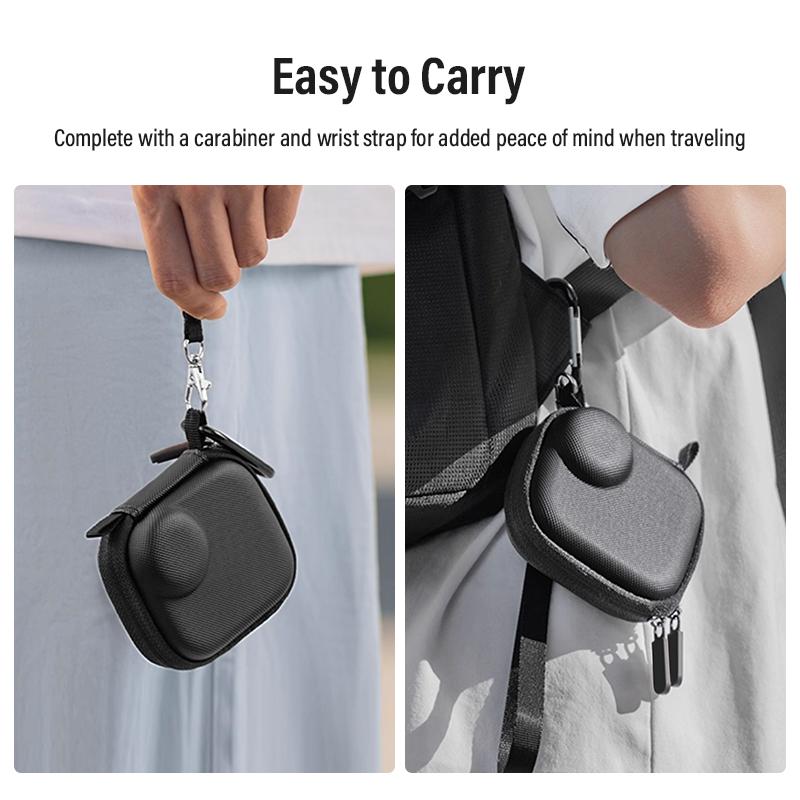 SOONPHO portable camera bag For Dji OSMO NANO action camera storage bag with outdoor anti-drop, safe and portable.