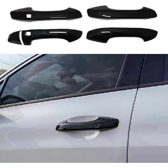 ABS Glossy Black Exterior Door Handle Cover Trim For Kia K5 Accessories     2024 2025 With Smart Keyhole (Not For Optima 2015-)