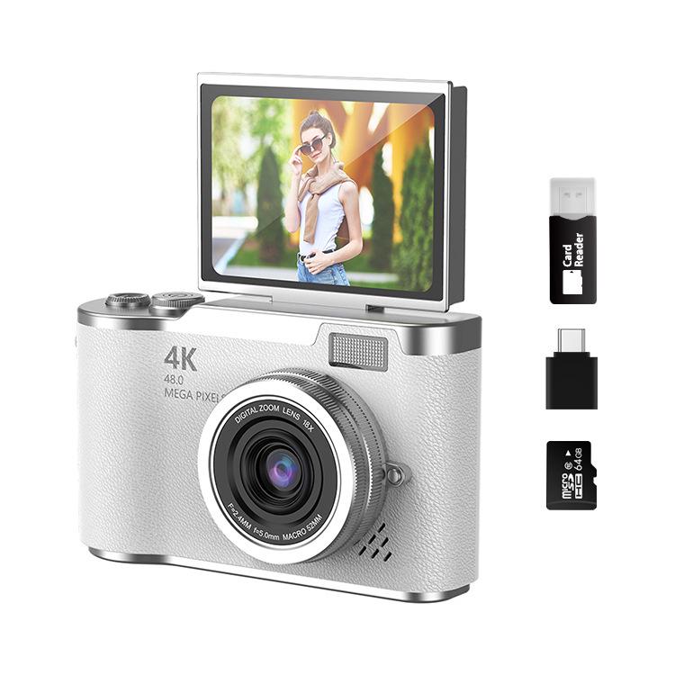 Entry-Level HD CCD Flip Screen Digital Camera for Students