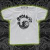Broadcast BAND White Tshirt Short Sleeve All Sizes S To 5XL X065 Unisex T-Shirt
