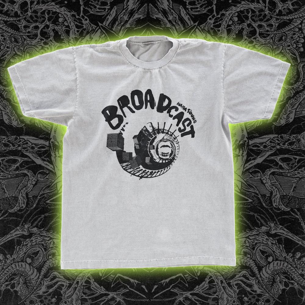 

Broadcast BAND white Tshirt short sleeve All sizes S to 5XL X065 Unisex T-Shirt L