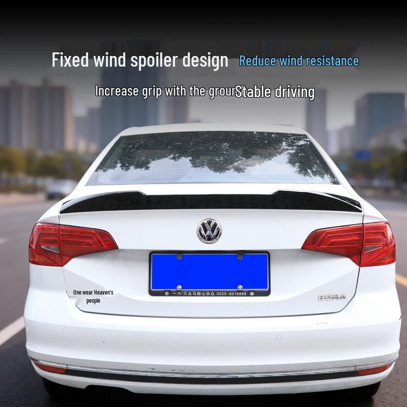 Volkswagen Bora 16-18 Rear Spoiler: Easy Install, No Drill, Painted Air Deflector
