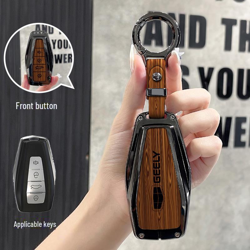 Geely Car Key Cover: Compatible with Emgrand, Boyue, Star X6, Yue, Rui, Binrui, Binyue, Borui, and GL models.
